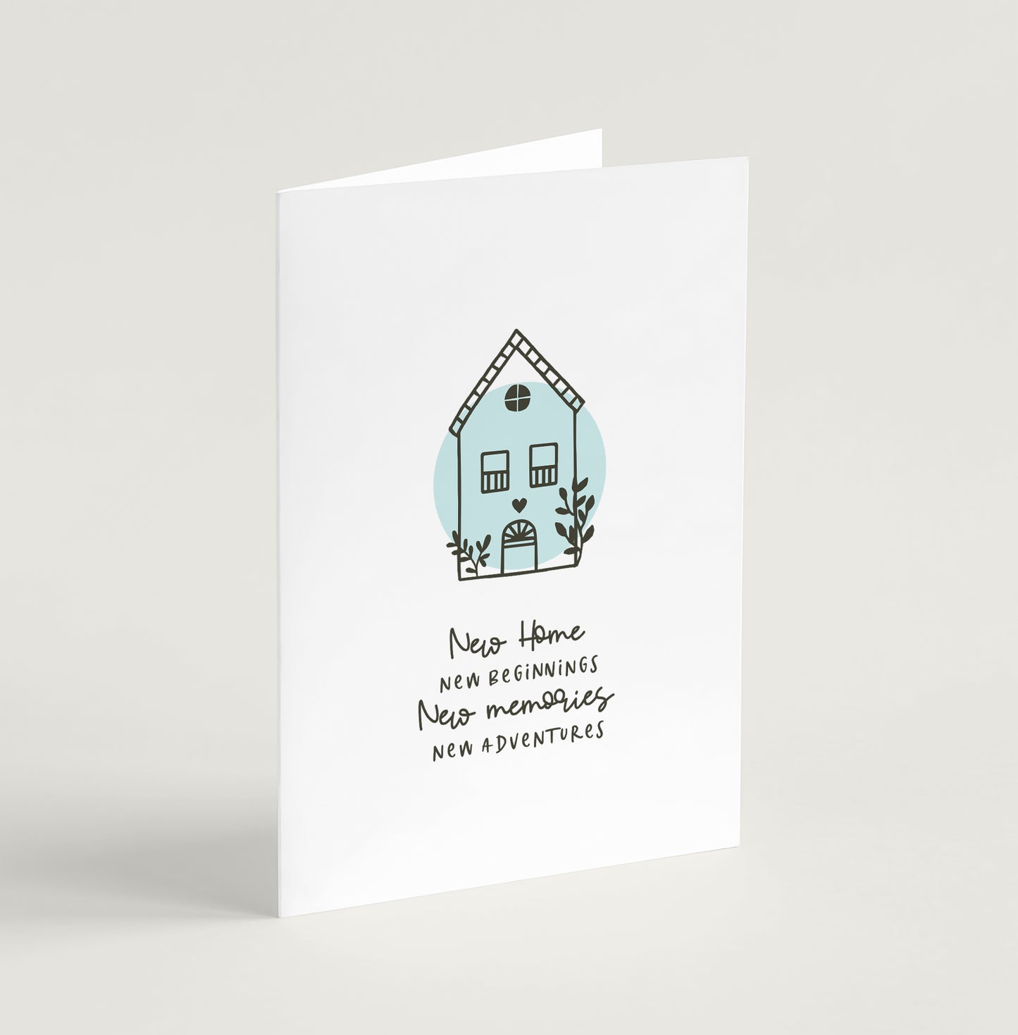 'New Home, New Beginnings' (Scandi Home) - Greeting Card
