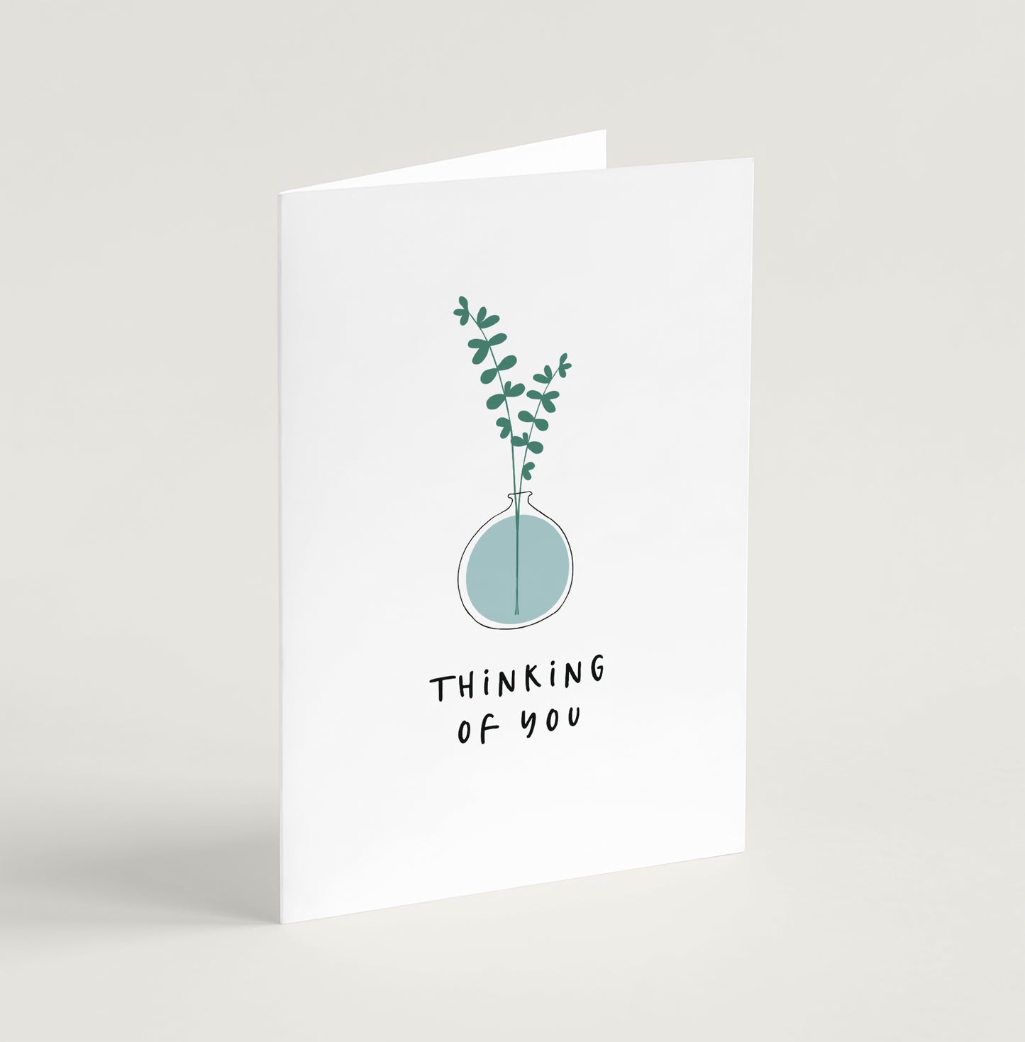 'Thinking of You' (Stems) - Greeting Card