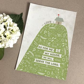 'As For Me And My House' (Hill) by Emily Burger - Print