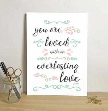 'Everlasting Love' by Preditos - Print