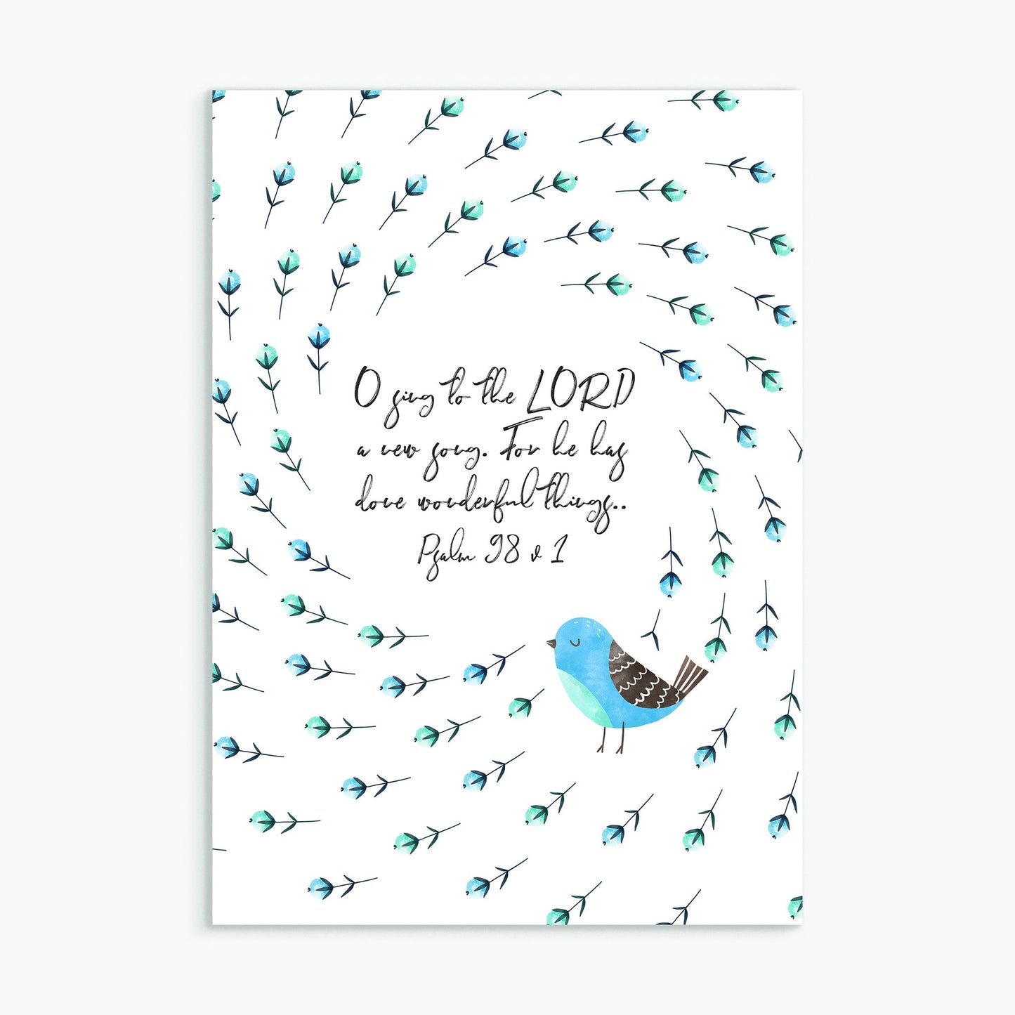 'O Sing To The Lord' print
