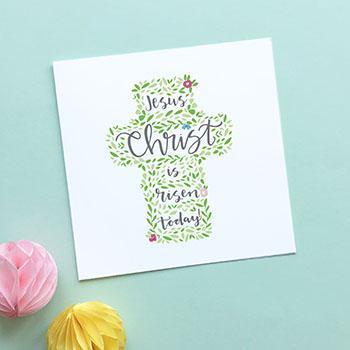 'Jesus Christ is Risen Today' - Easter Card