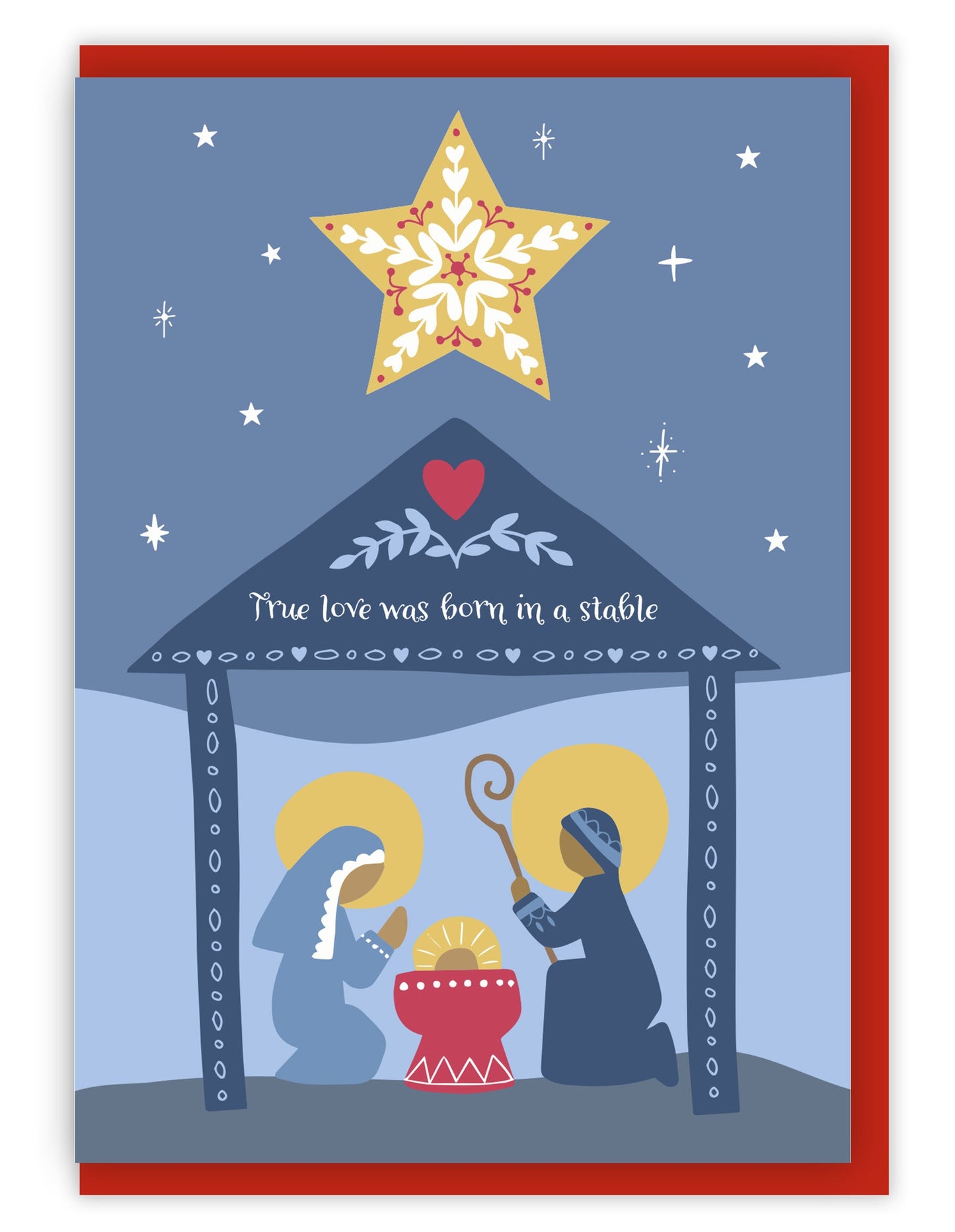 True Love (2023) Christmas Cards - 10 Pack - Bio Cello Packaging